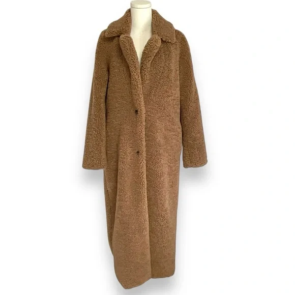 Only sherpa long coat sale